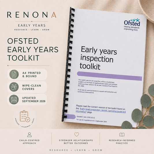 Ofsted Early Years Inspection Toolkit 2026 – A4 Printed & Bound