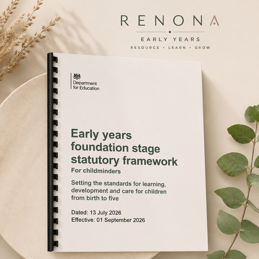 EYFS Statutory Framework 2026 | Printed & Bound | Childminders | Effective September 2026