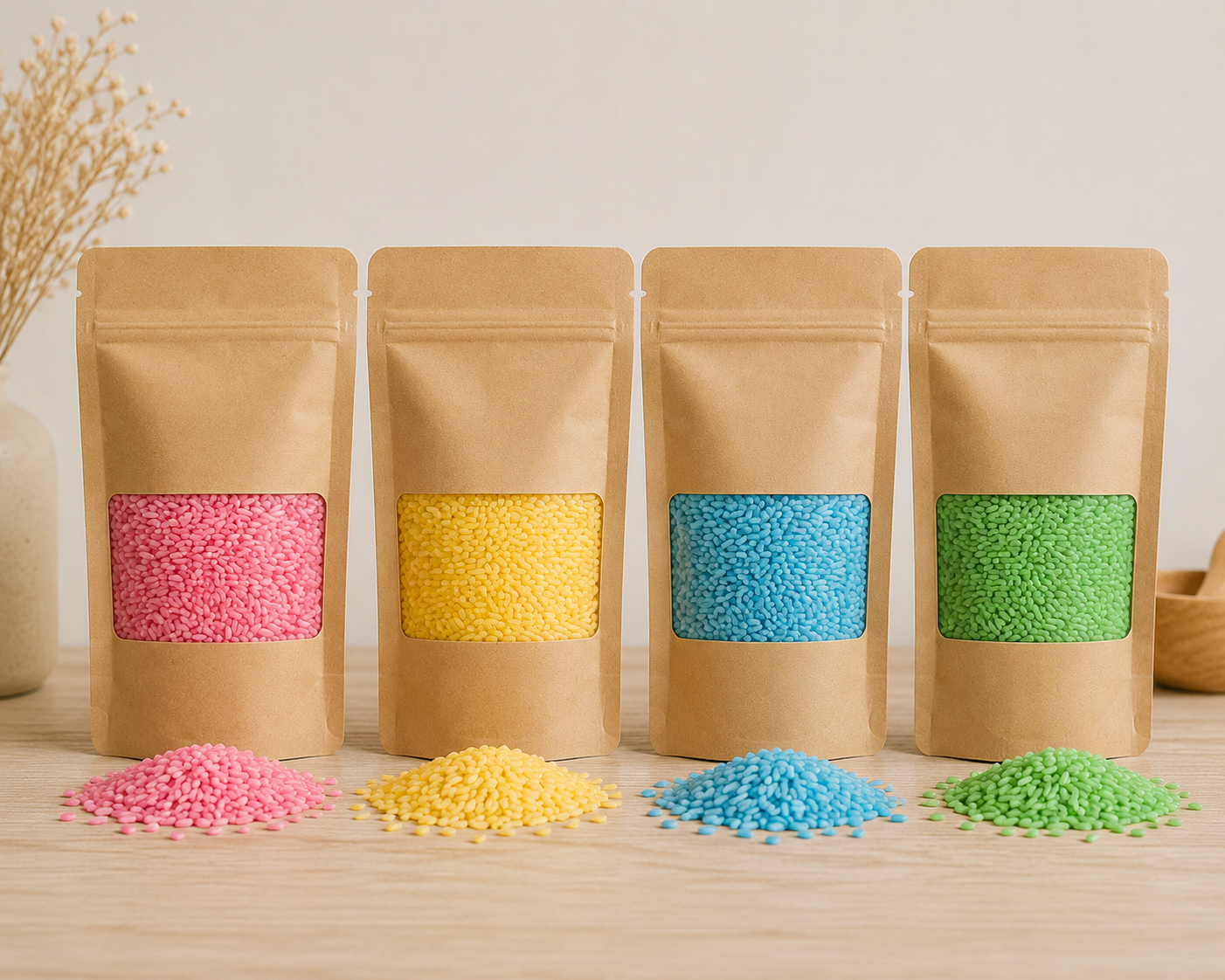 Coloured Sensory Rice | Sensory Play & Tuff Tray Filler 200g 500g 1KG packs