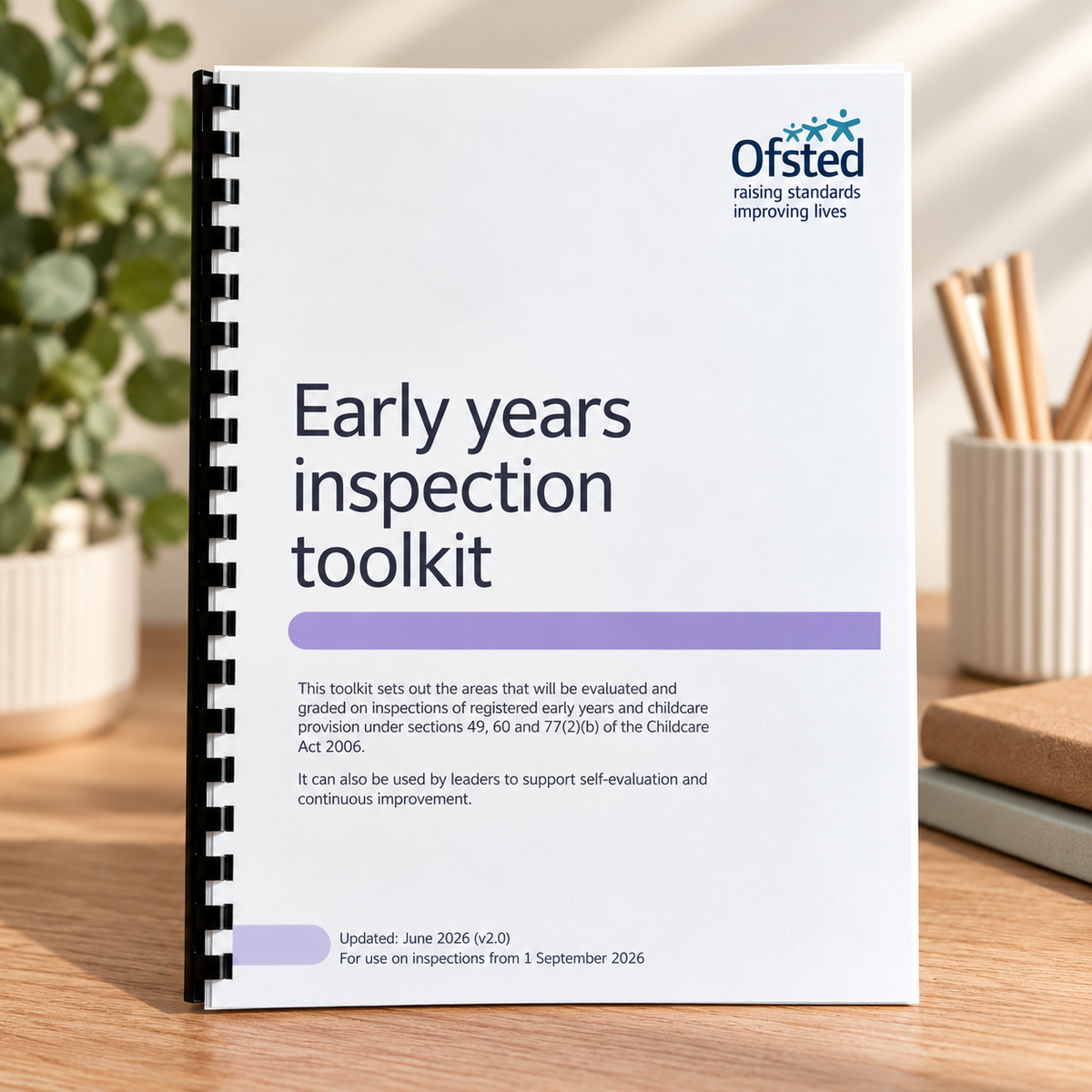 Early Years Manager Essential Documents  Pack 2026 | 10 Printed & Bound Professional Resources