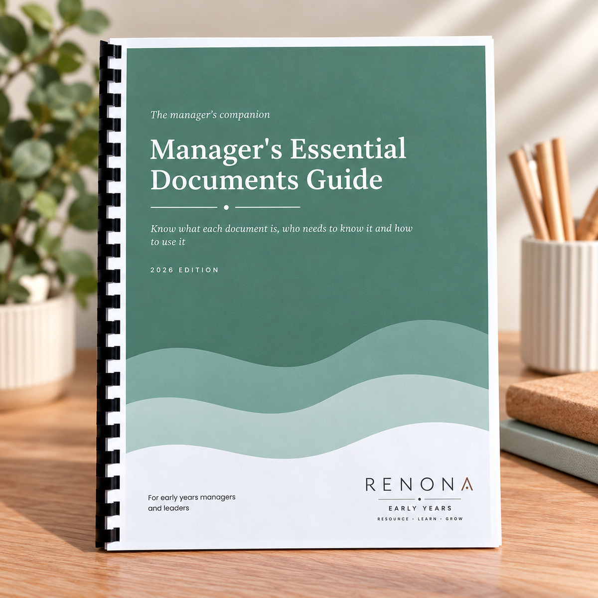 Early Years Manager Essential Documents  Pack 2026 | 10 Printed & Bound Professional Resources